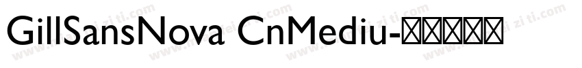 GillSansNova CnMediu字体转换